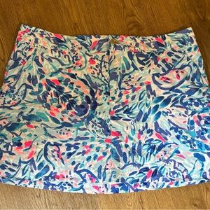 Lilly Pulitzer Breakwater Tint Party Wave Nikki Skort